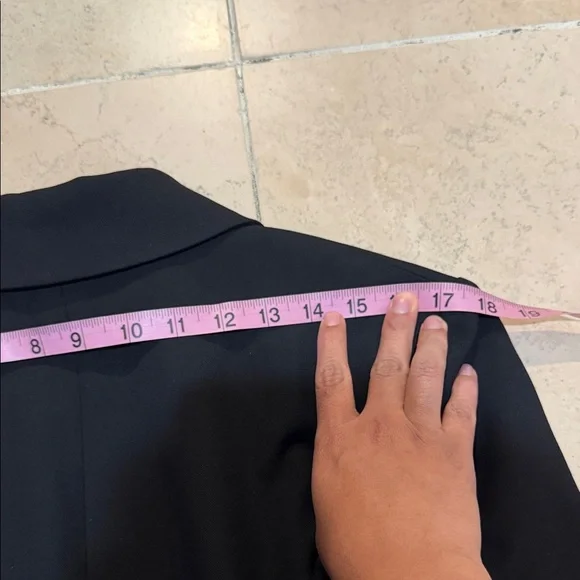 Frame Denim Women's Classic Black Suit Jacket - Picture 4 of 6